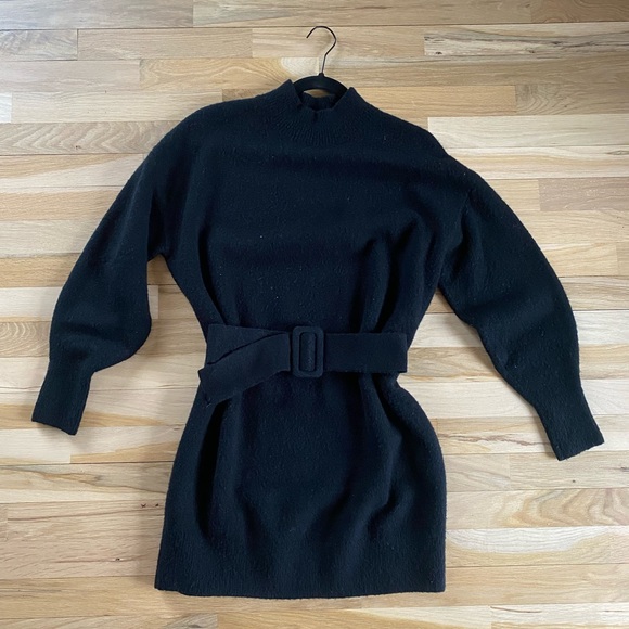 & other stories relaxed belted mini dress